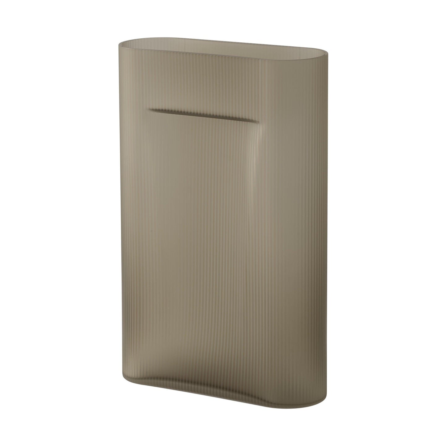 Muuto Ridge Vaas h48,5 taupe frosted glass