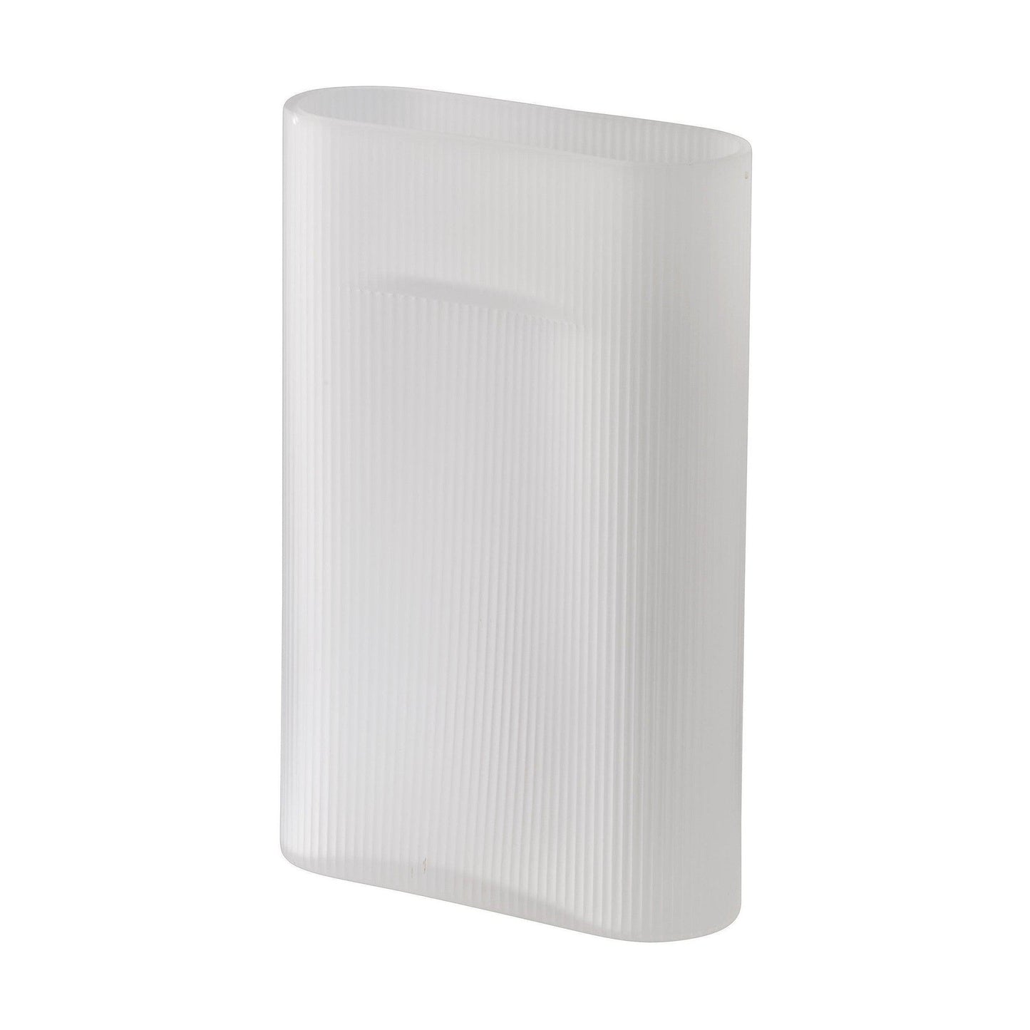 Muuto Ridge Vaas h35 wit frosted glass