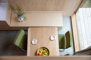 Zuiver Ridge Rib eetkamerstoel Green