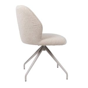 HelloChair HC21 Rivi eetkamerstoel Lake Linen spinpoot beige