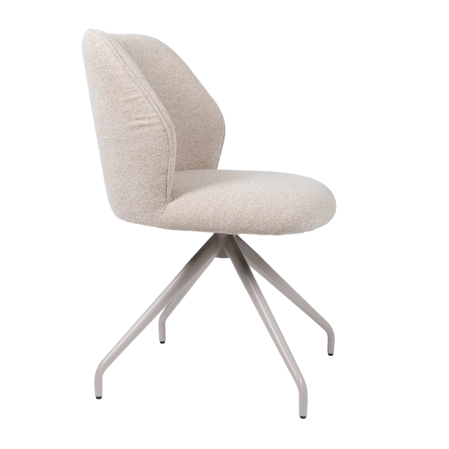 HelloChair HC21 Rivi eetkamerstoel Lake Linen spinpoot beige