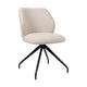 HelloChair HC21 Rivi eetkamerstoel Lake Linen spinpoot zwart