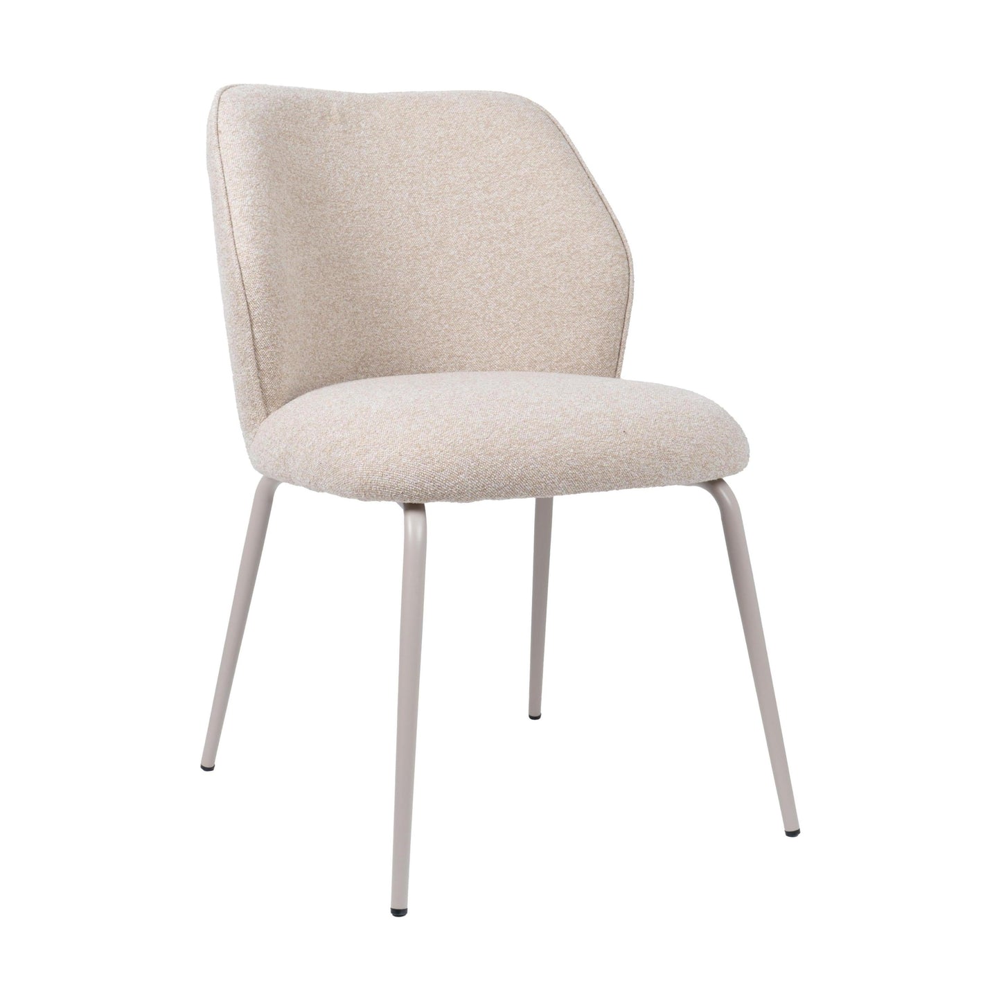 HelloChair HC21 Rivi eetkamerstoel Lake Linen vierpoot beige