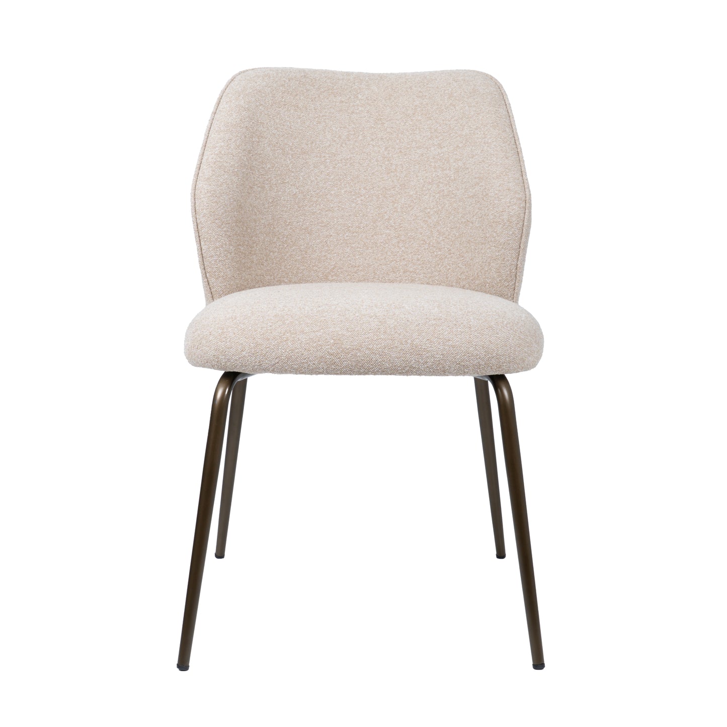 HelloChair HC21 Rivi eetkamerstoel Lake Linen vierpoot anodic brown