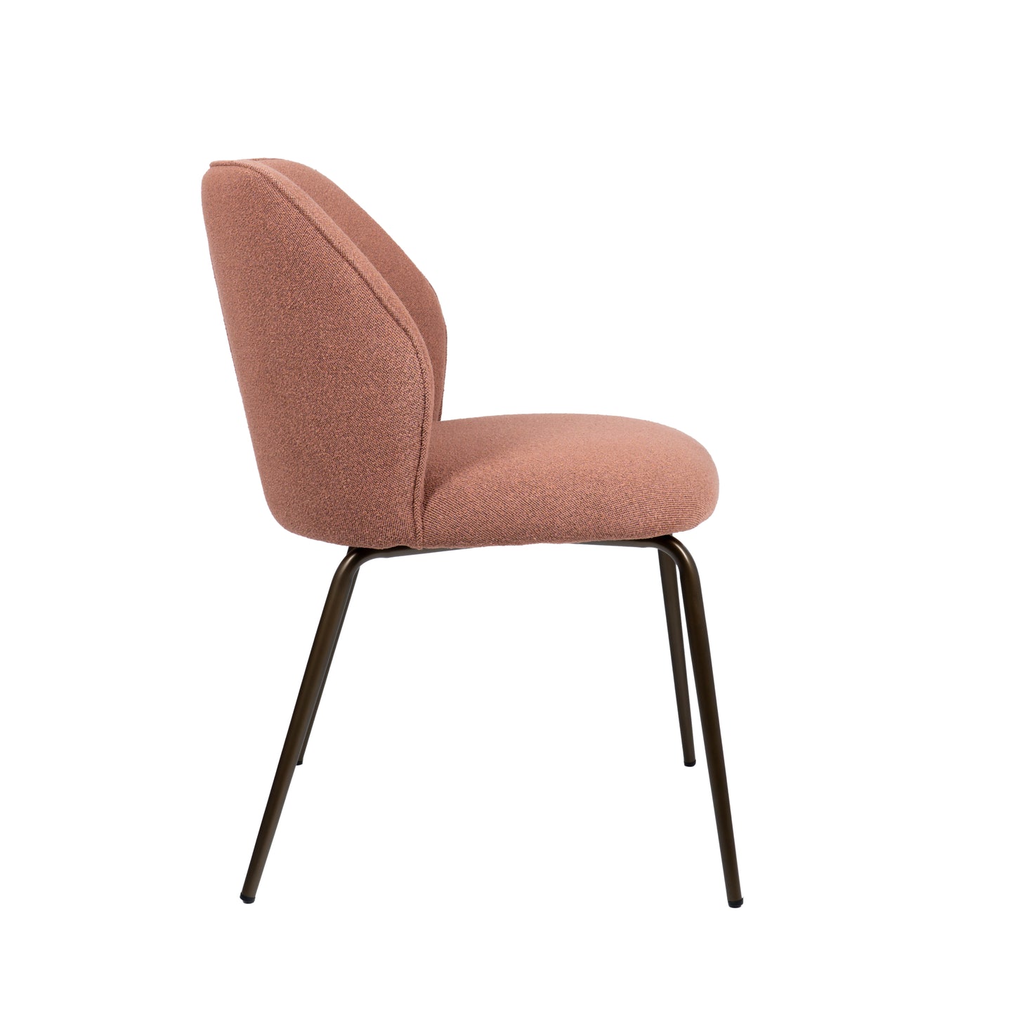 HelloChair HC21 Rivi eetkamerstoel Lake Terra vierpoot anodic brown