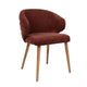 HelloChair HC101 OT Plus eetkamerstoel Home Burgundy 34 beuken honey
