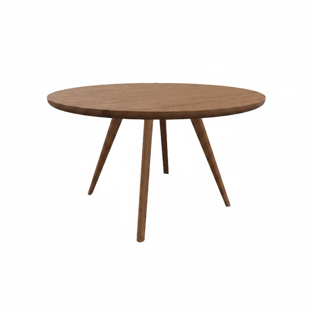 HelloTable Novum 15 eettafel rond Ø130 cm eiken Tabacco