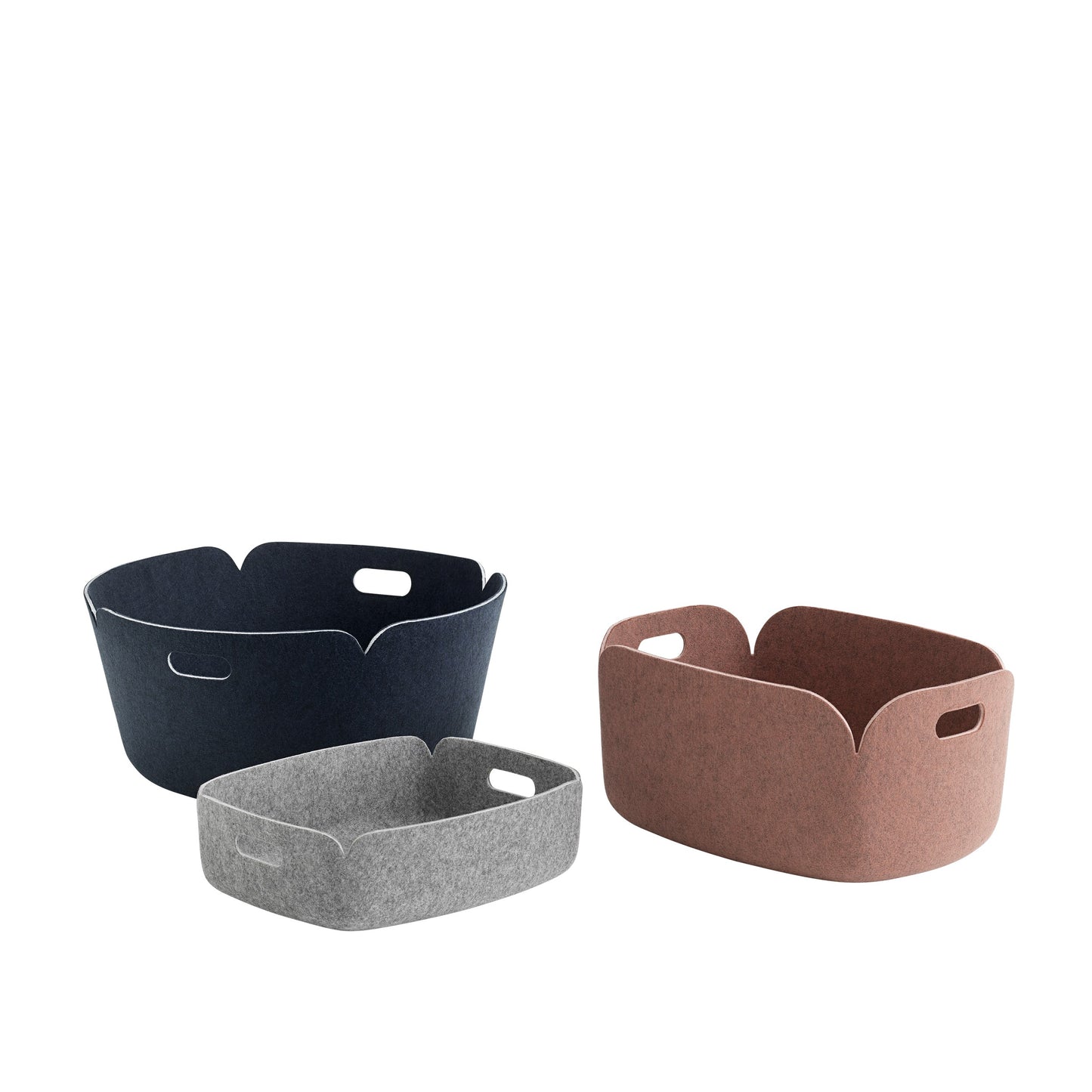 Muuto Restore Round opbergmand Black