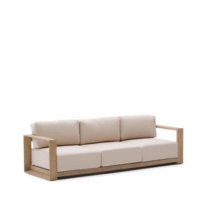 Kave Home Ambra 3-zits bank acaciahout