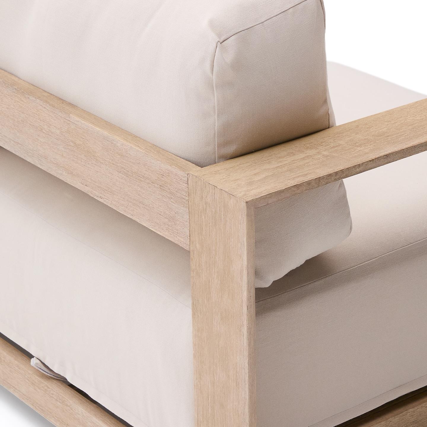 Kave Home Ambra 3-zits bank acaciahout
