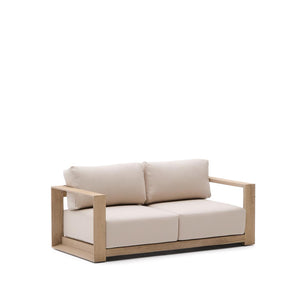 Kave Home Ambra 2-zits bank acaciahout