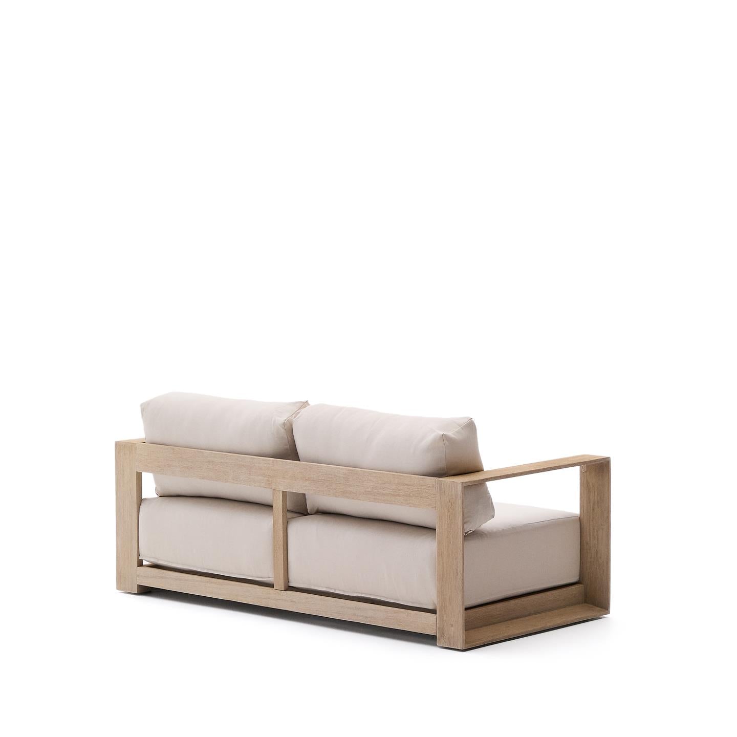 Kave Home Ambra 2-zits bank acaciahout