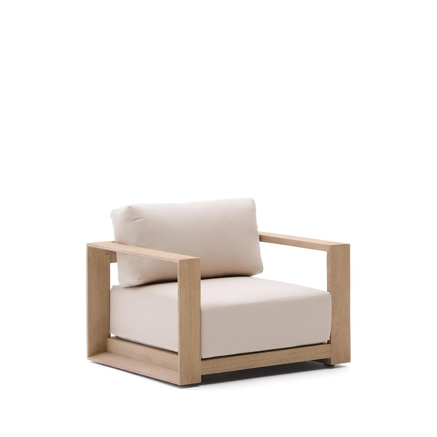 Kave Home Ambra fauteuil acaciahout