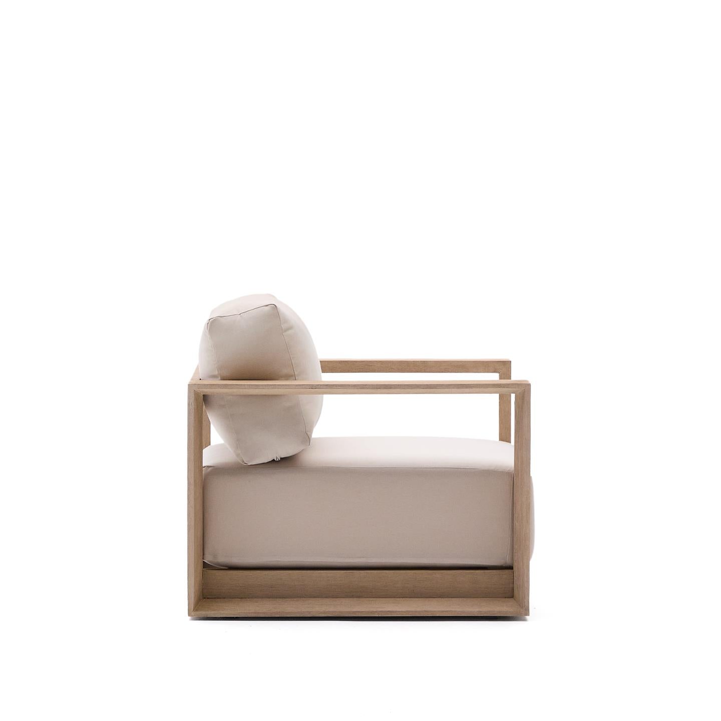 Kave Home Ambra fauteuil acaciahout