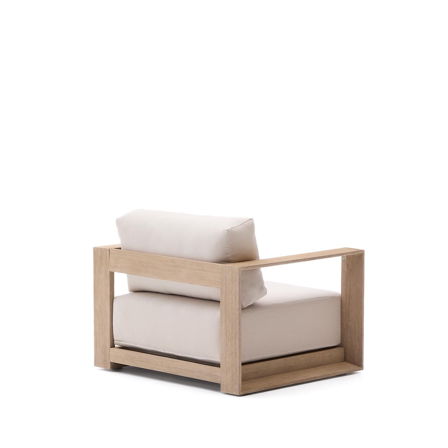 Kave Home Ambra fauteuil acaciahout