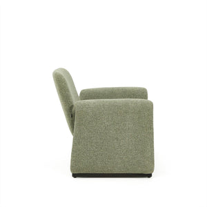 Kave Home Melvia fauteuil chenille Groen
