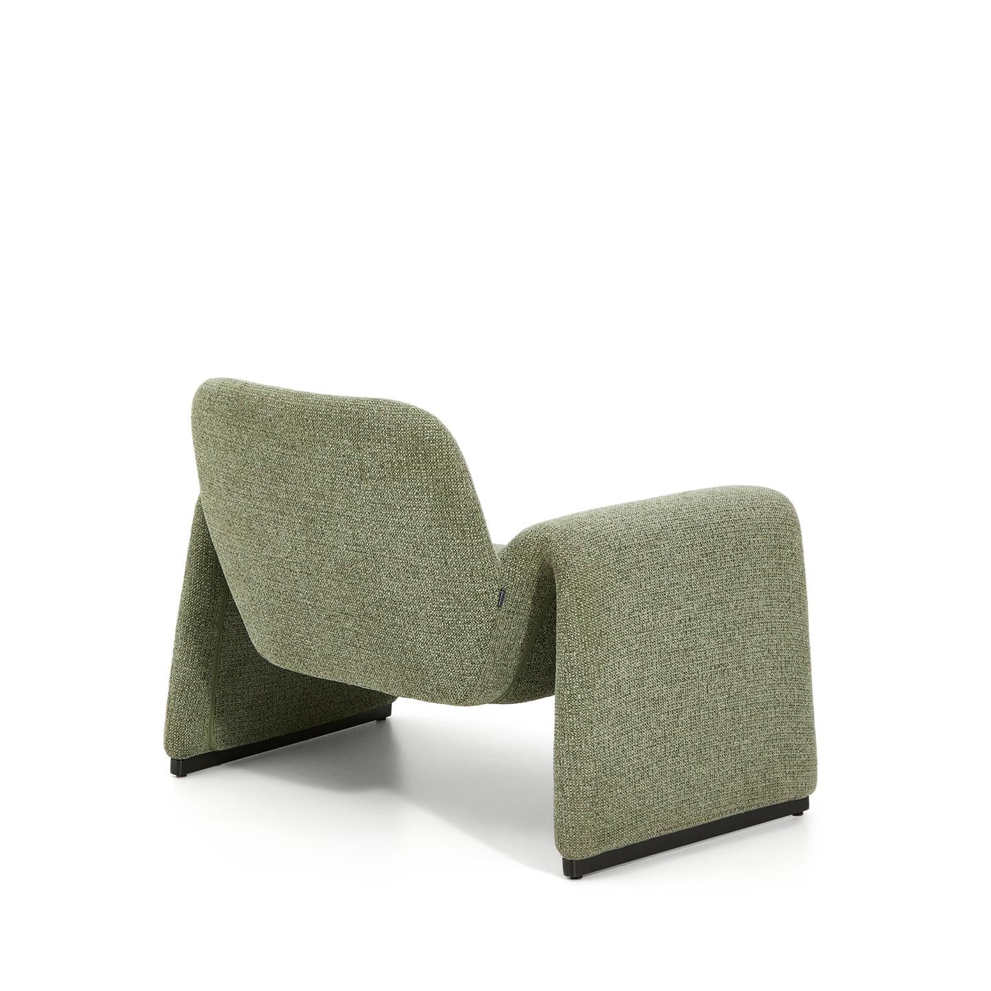 Kave Home Melvia fauteuil chenille Groen