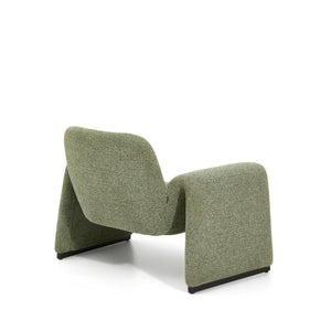 Kave Home Melvia fauteuil chenille Groen