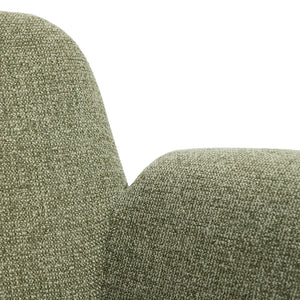 Kave Home Melvia fauteuil chenille Groen