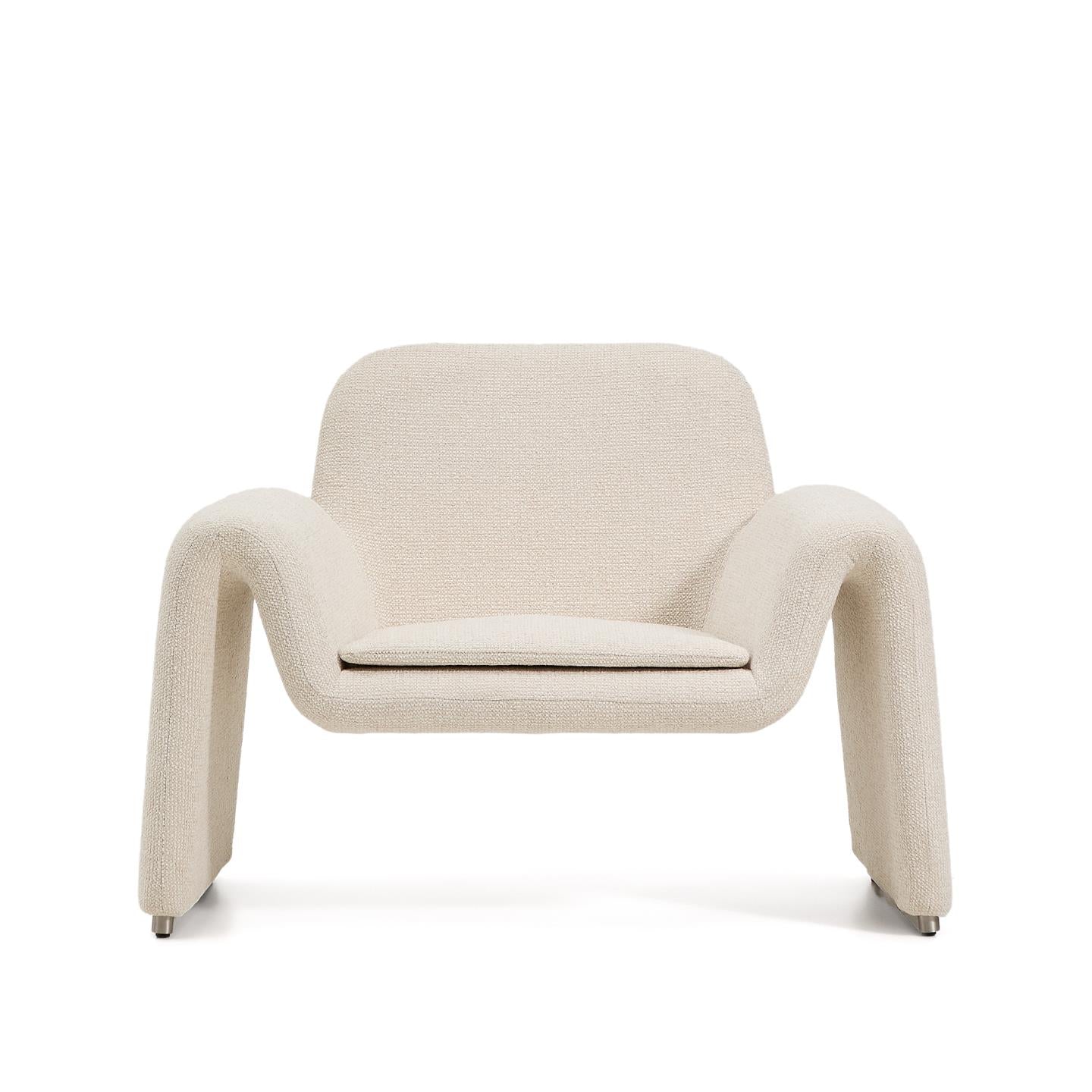 Kave Home Melvia fauteuil chenille Beige