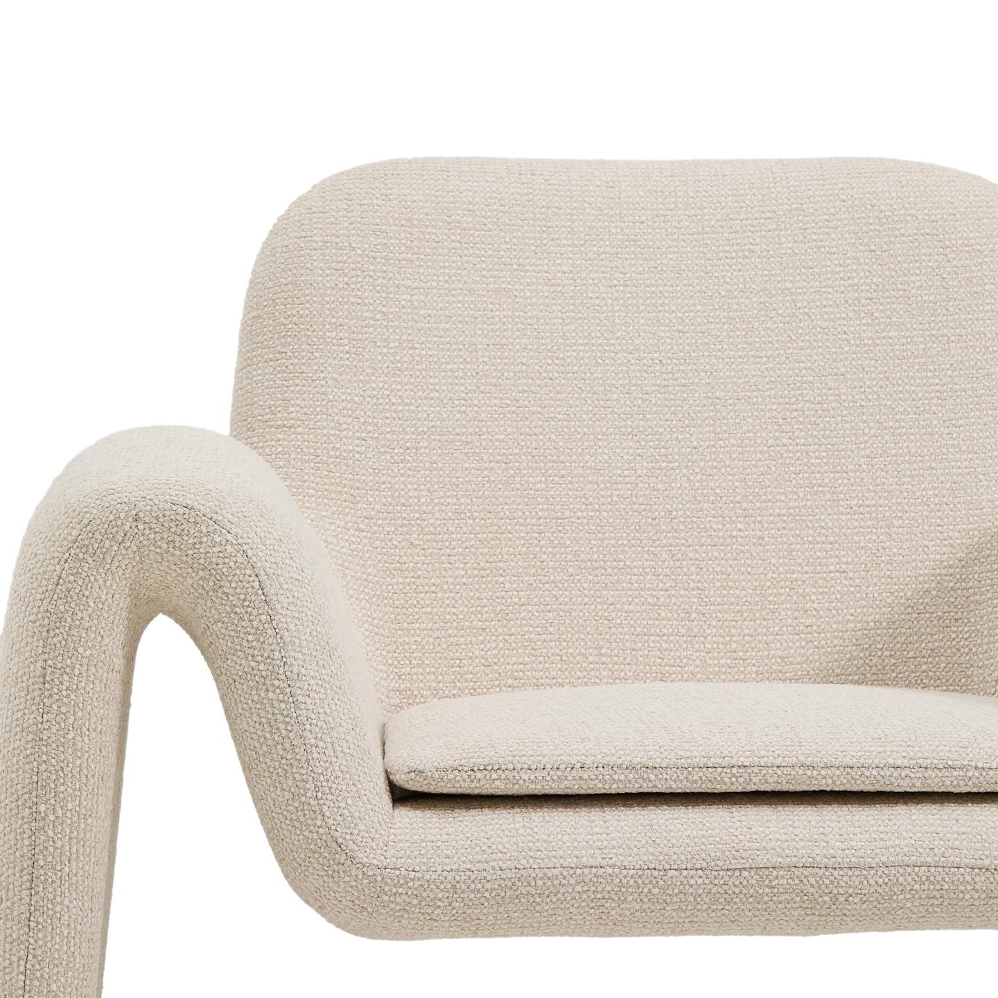 Kave Home Melvia fauteuil chenille Beige