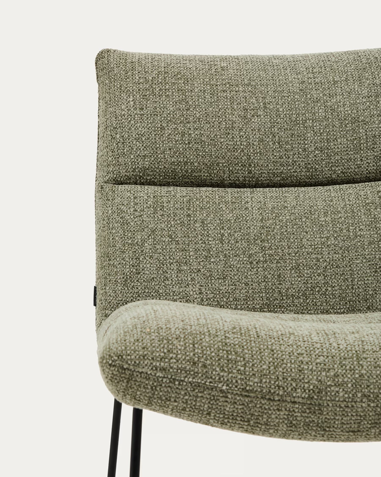 Kave Home Asen fauteuil chenille Groen