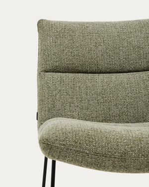 Kave Home Asen fauteuil chenille Groen