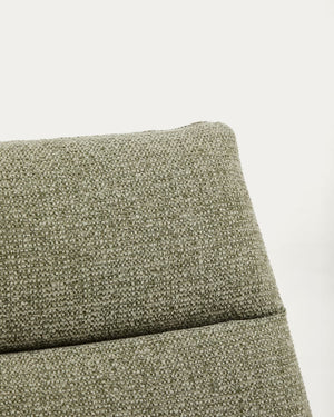 Kave Home Asen fauteuil chenille Groen