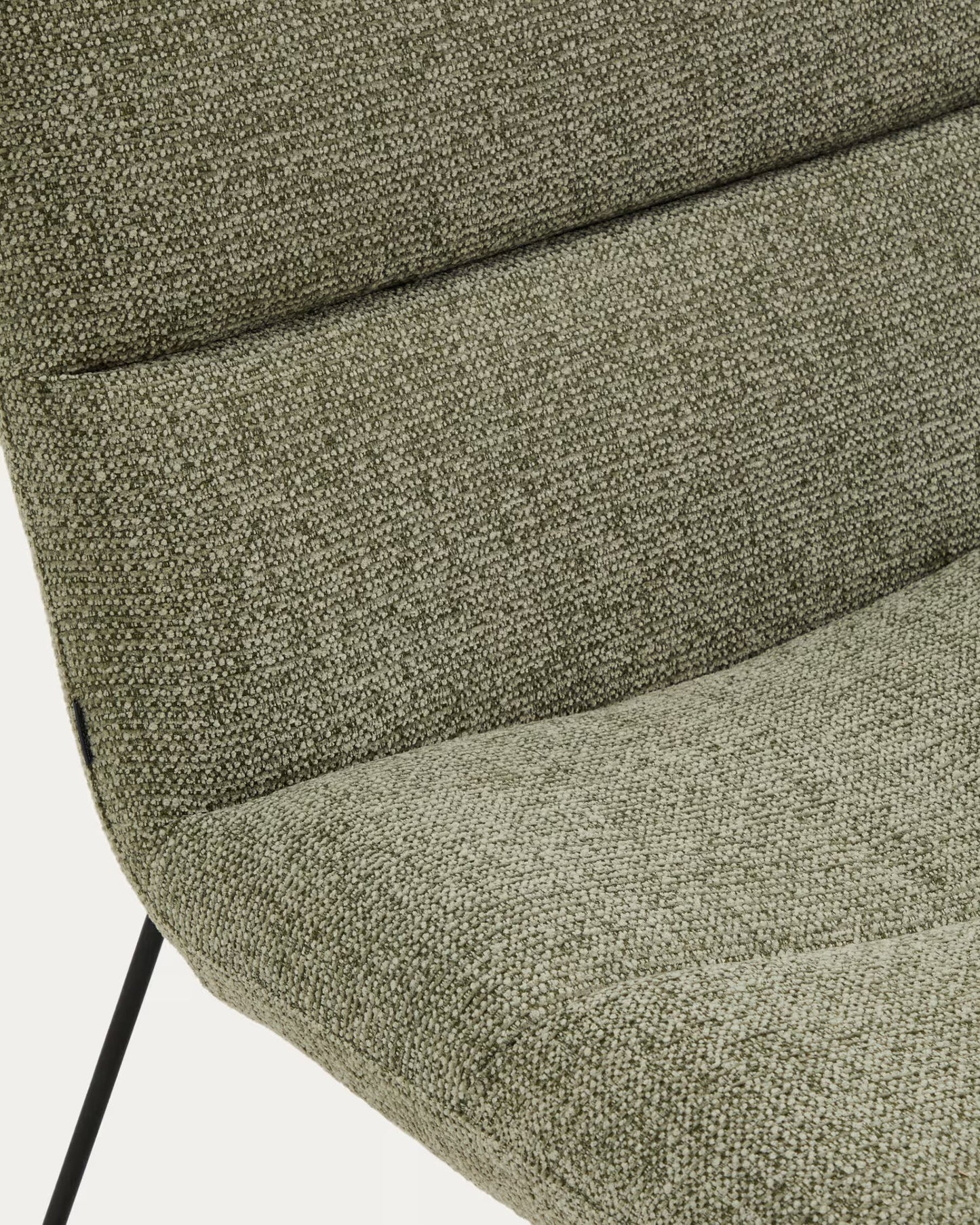 Kave Home Asen fauteuil chenille Groen