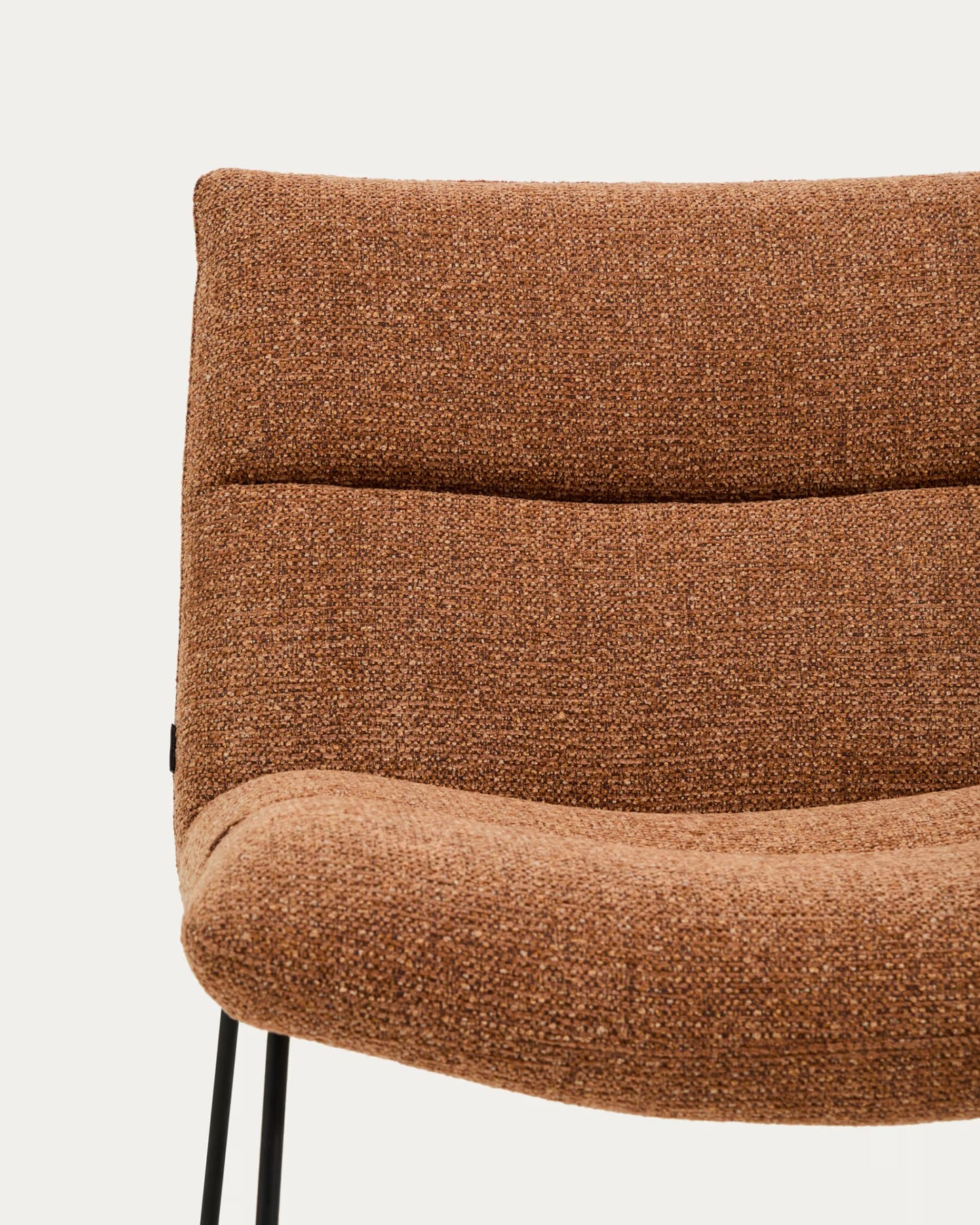Kave Home Asen fauteuil chenille Terracotta