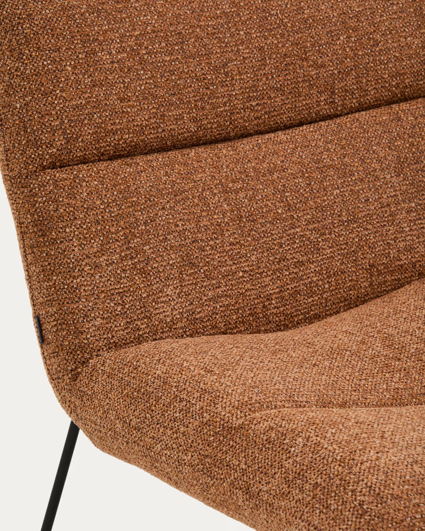 Kave Home Asen fauteuil chenille Terracotta