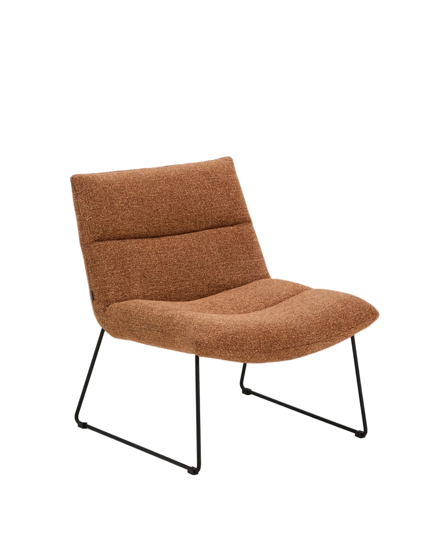 Kave Home Asen fauteuil chenille Terracotta