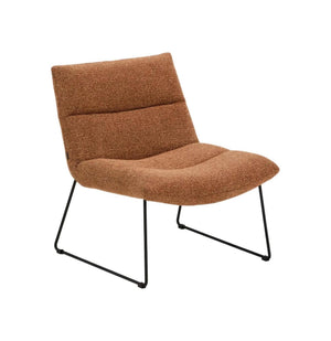 Kave Home Asen fauteuil chenille Terracotta