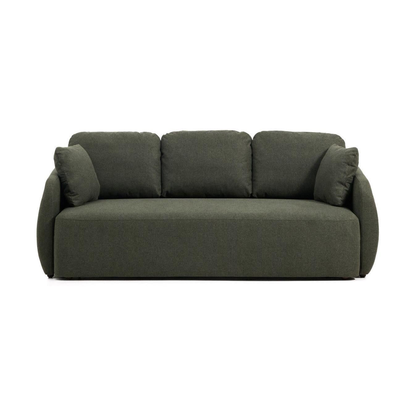 Kave Home Laira 3-zits bank chenille Groen