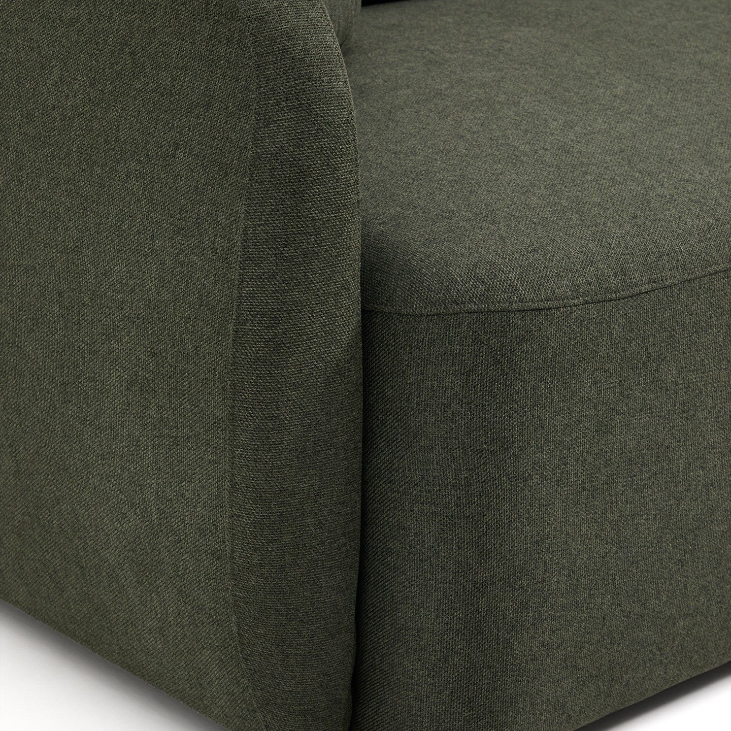 Kave Home Laira 3-zits bank chenille Groen