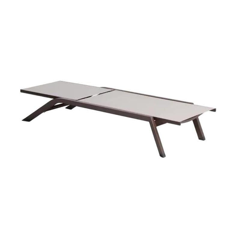 Kave Home Capraia ligbed Bruin