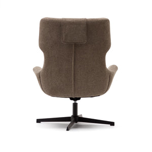 Kave Home Zalina fauteuil chenille Lichtbruin