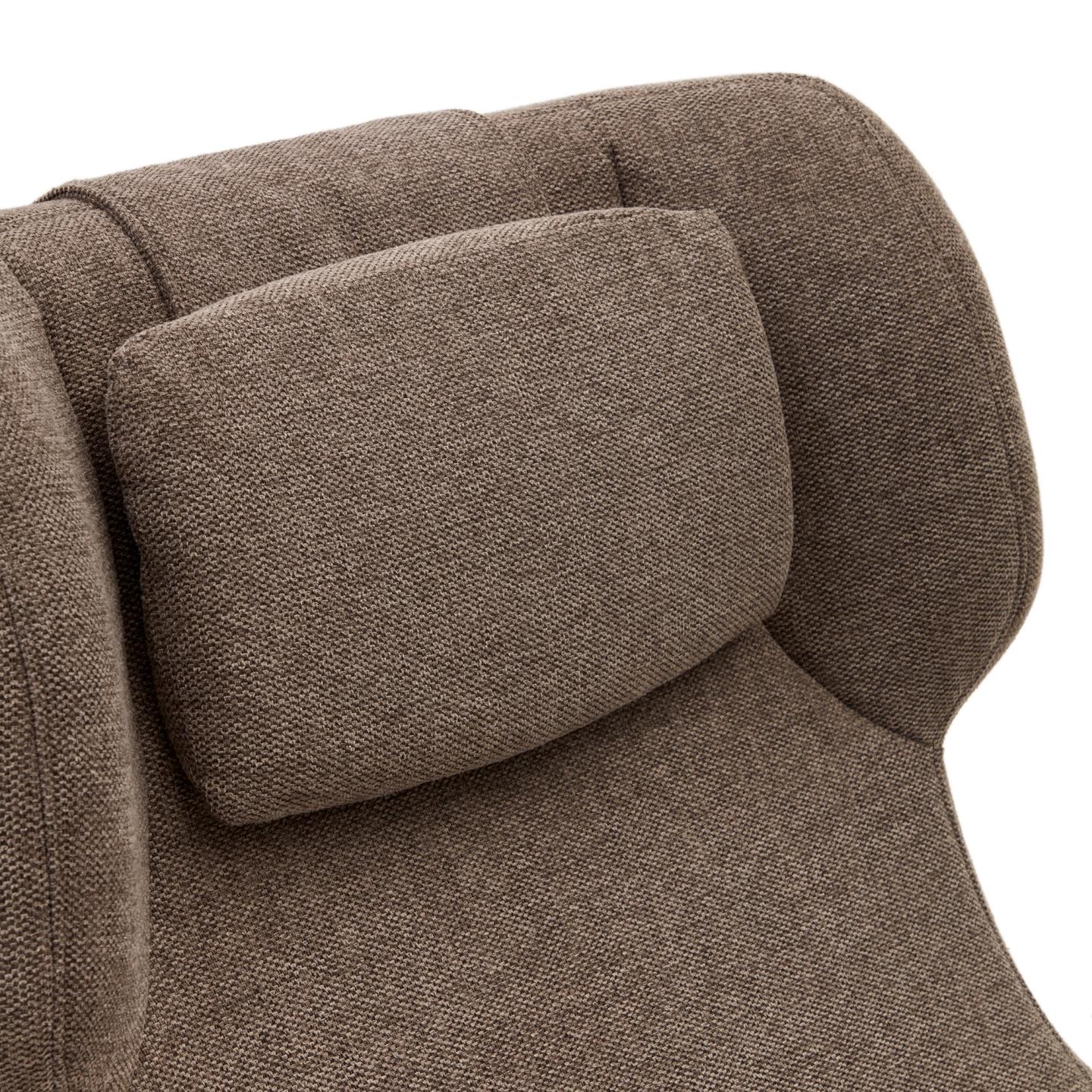 Kave Home Zalina fauteuil chenille Lichtbruin