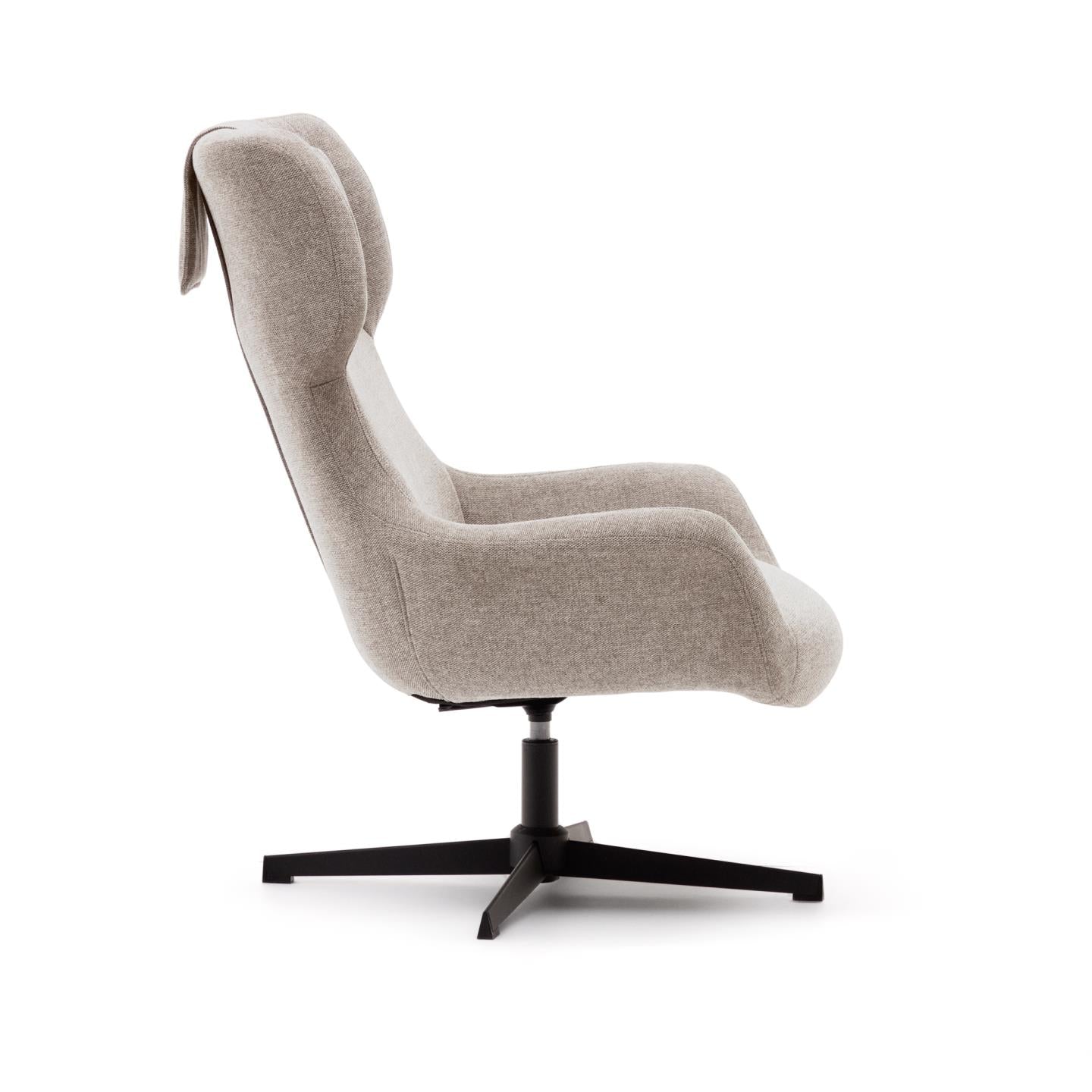 Kave Home Zalina fauteuil chenille Beige