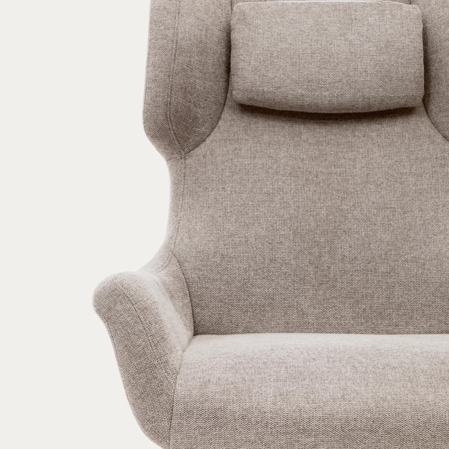 Kave Home Zalina fauteuil chenille Beige
