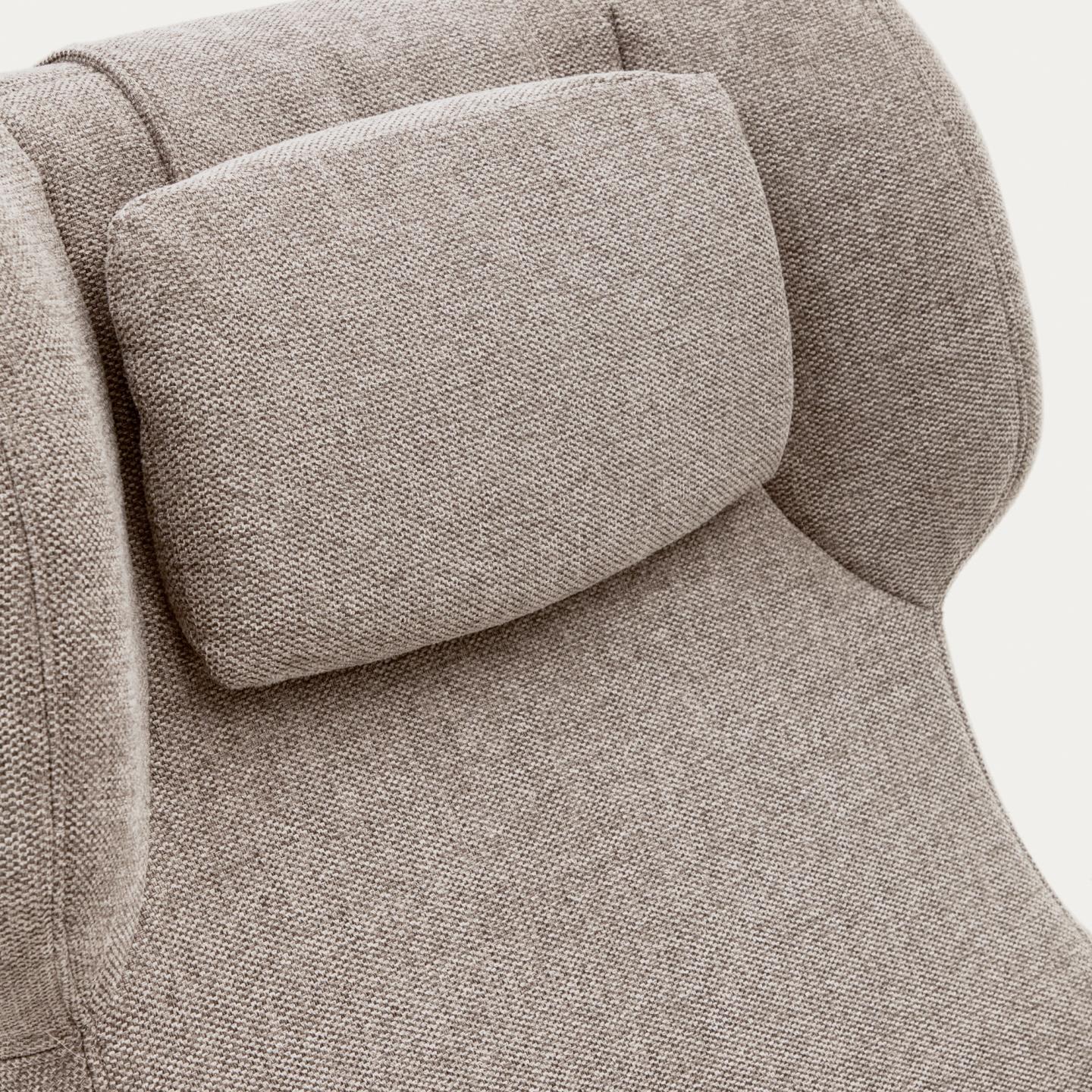 Kave Home Zalina fauteuil chenille Beige