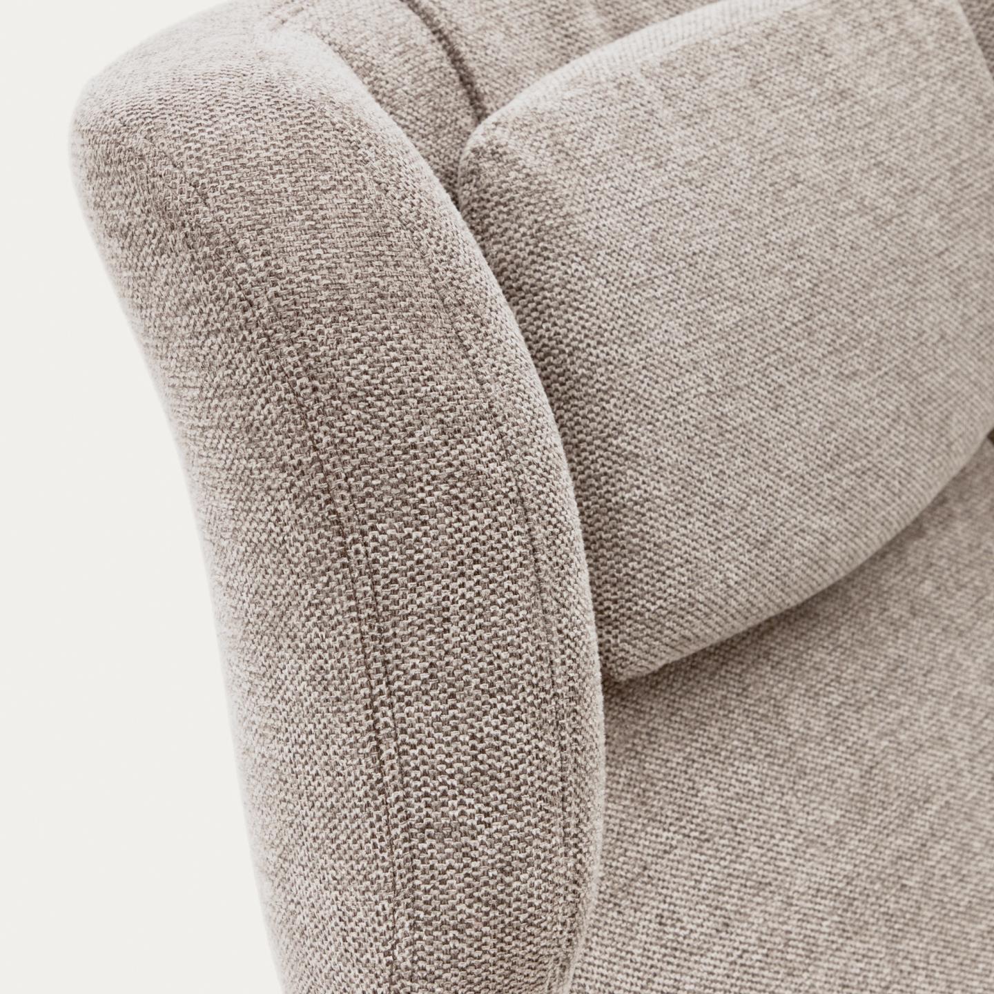 Kave Home Zalina fauteuil chenille Beige