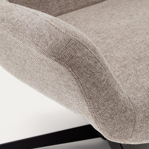 Kave Home Zalina fauteuil chenille Beige