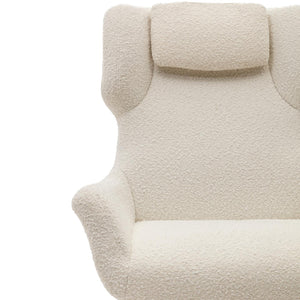 Kave Home Zalina fauteuil bouclé Wit