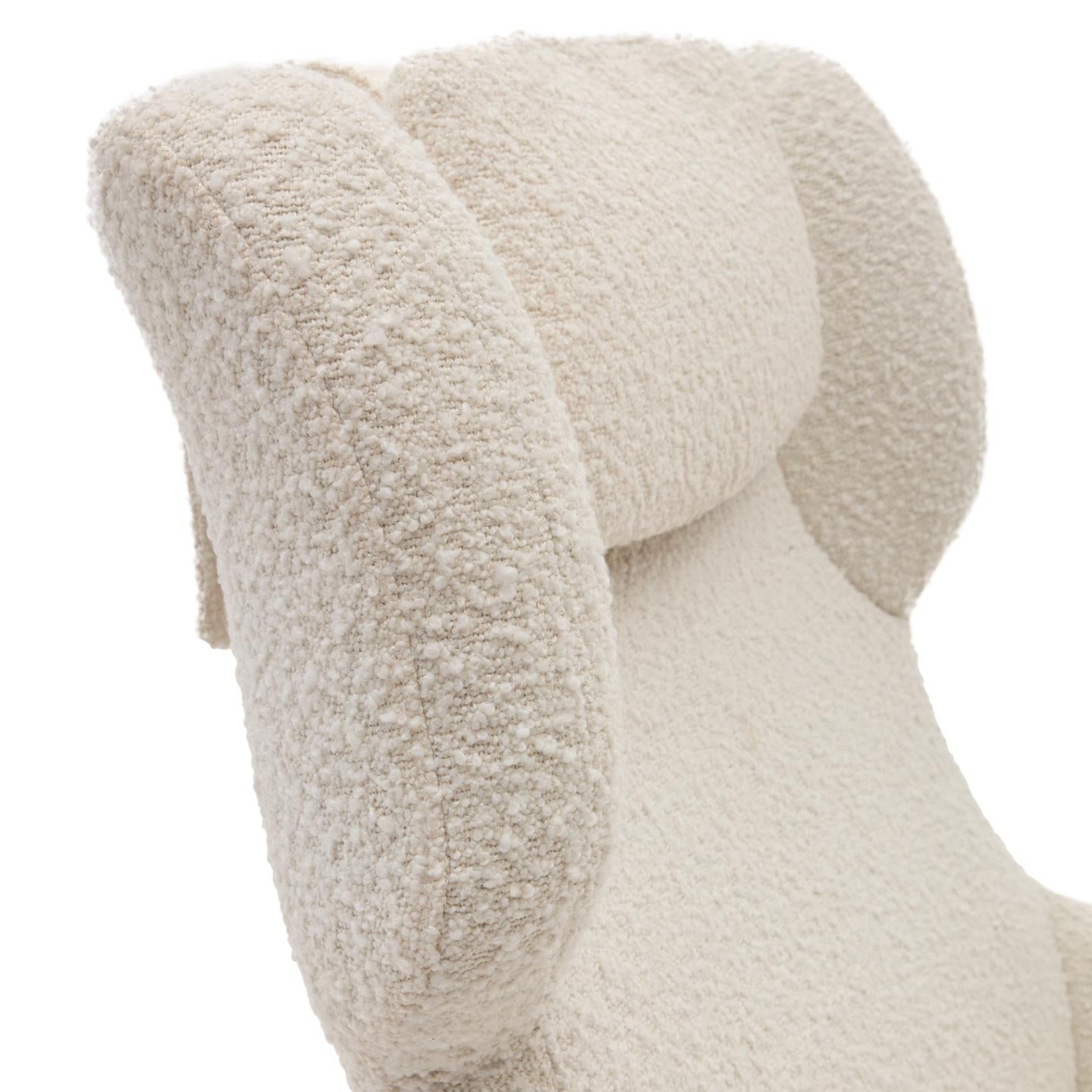 Kave Home Zalina fauteuil bouclé Wit