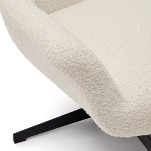 Kave Home Zalina fauteuil bouclé Wit
