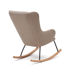 Kave Home Maustin schommelstoel chenille Beige
