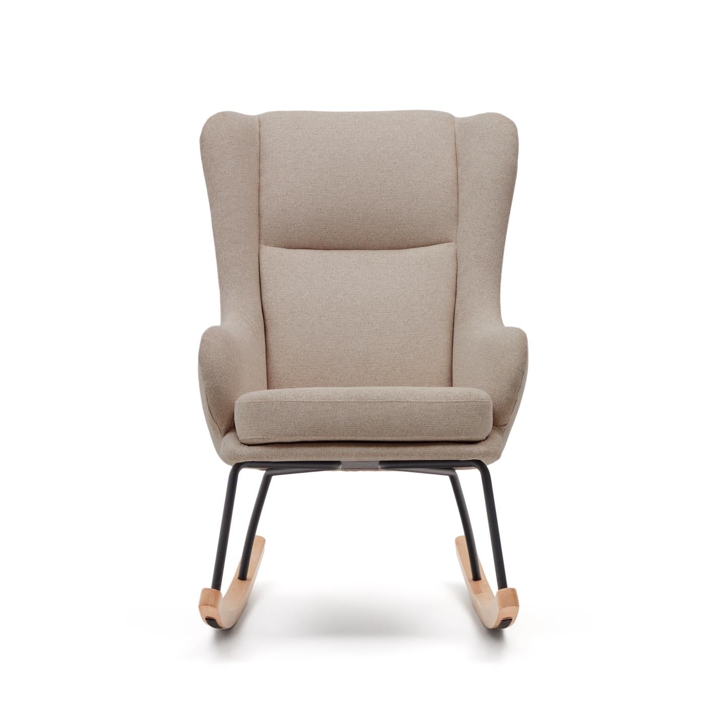 Kave Home Maustin schommelstoel chenille Beige