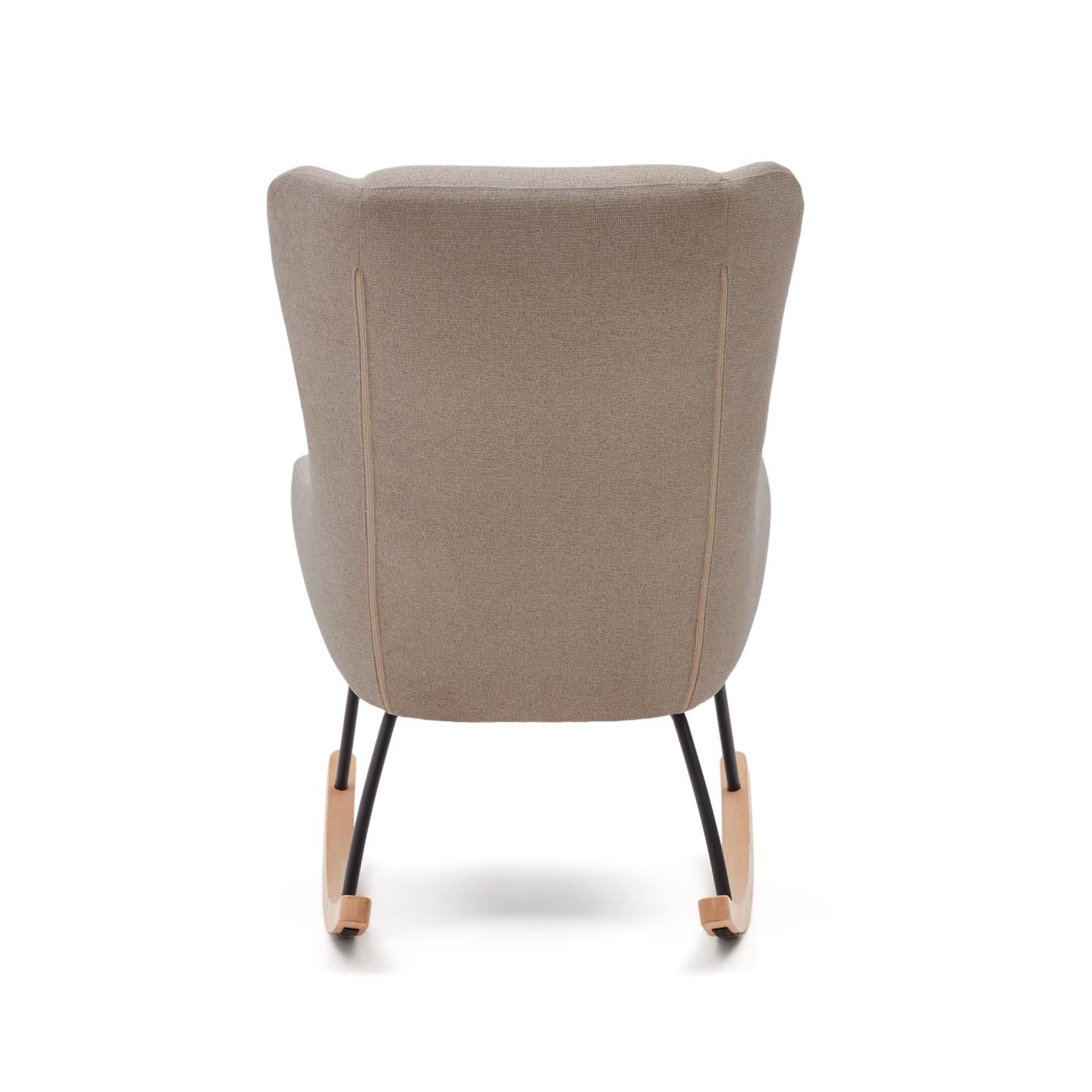 Kave Home Maustin schommelstoel chenille Beige