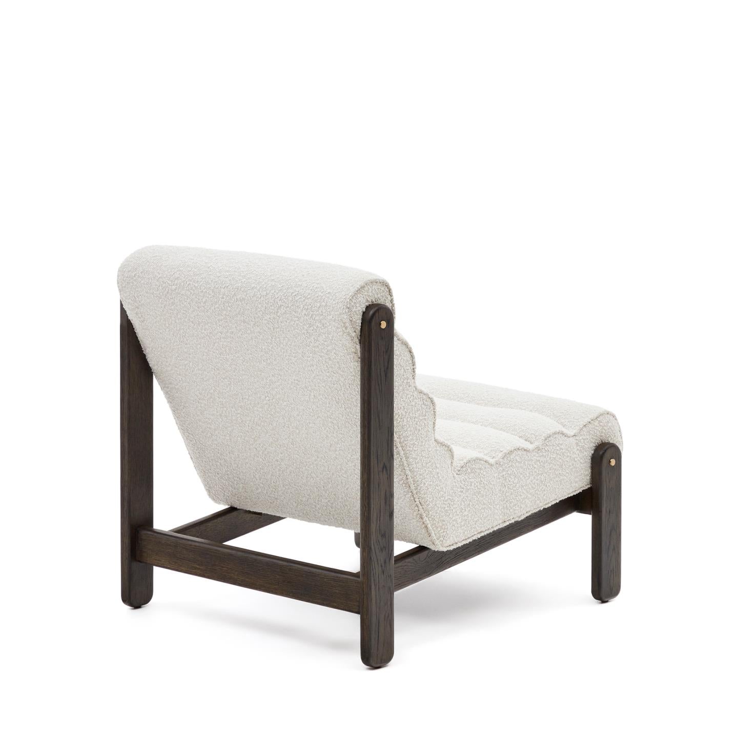 Kave Home Magira fauteuil Donker